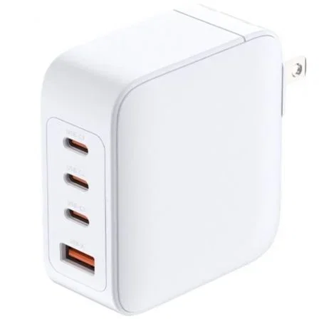 D-Link Cargador de Pared GaN 140W PD3.1 QC4.0 con 3 Puertos USB-C y 1 USB-A, Carga Rápida DCF-141/E